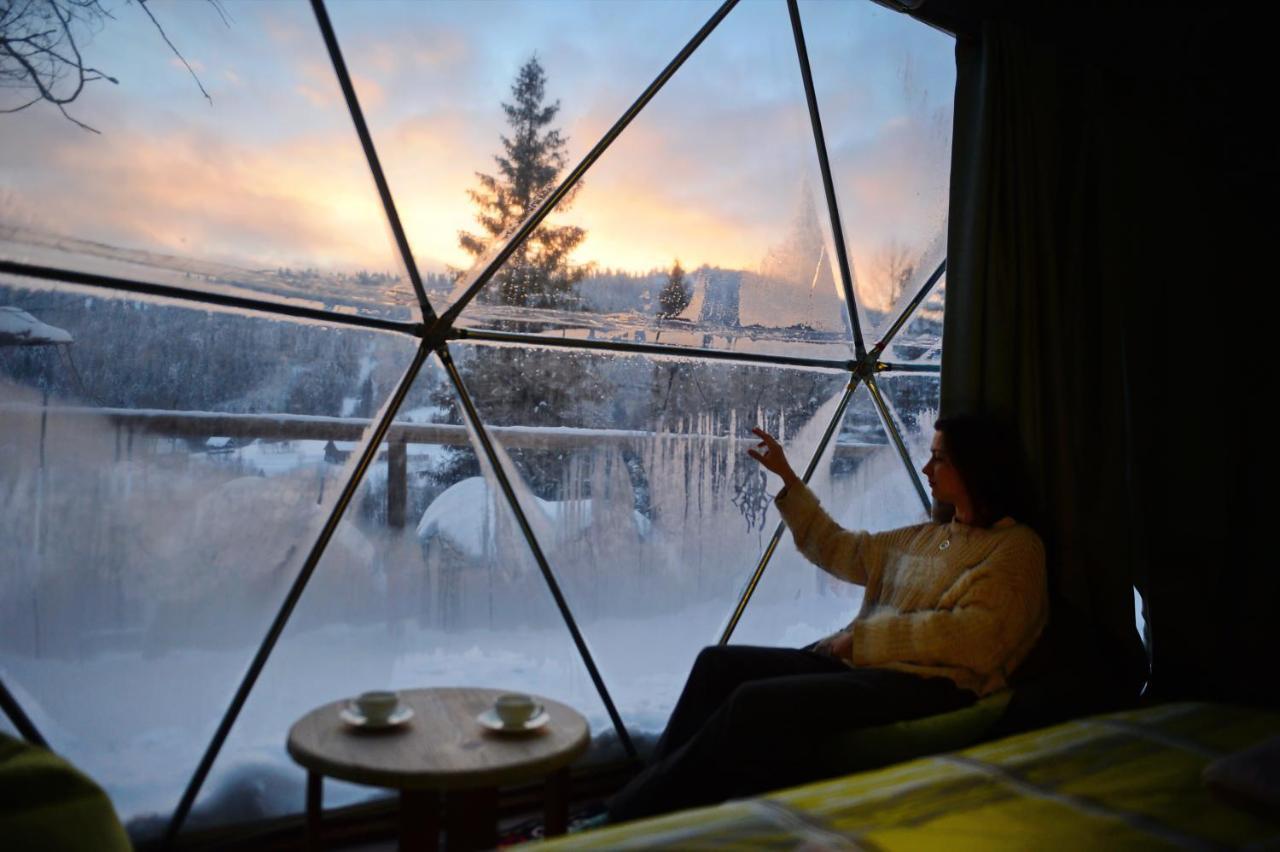 Глемпінг Едельвейс Hotel Oryavchyk Exterior foto